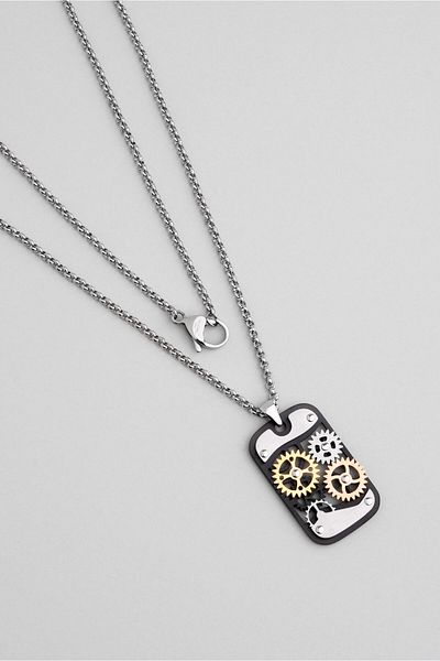 So CHIC... Timeless Effect 50 cm Steel Men's Necklace