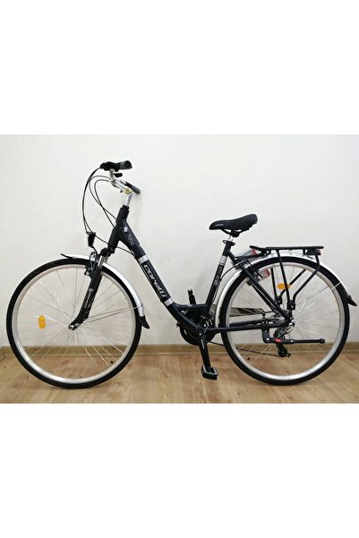 Corelli Mocha 1.0 V Fren 21 Vites 28 Jant Şehir Bisikleti Siyah Koyu Gri 48 Kadro