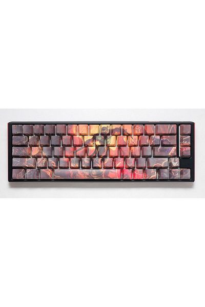 Ducky DOOM , RGB, SF 65%, Cherry Red Key Mechanical Gaming Keyboard