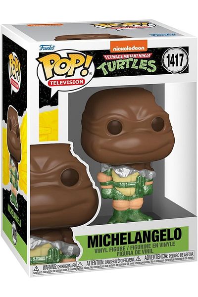Funko Pop! Tv: Teenage Mutant Ninja Turtles Michelangelo Chocolate Vinyl Figures