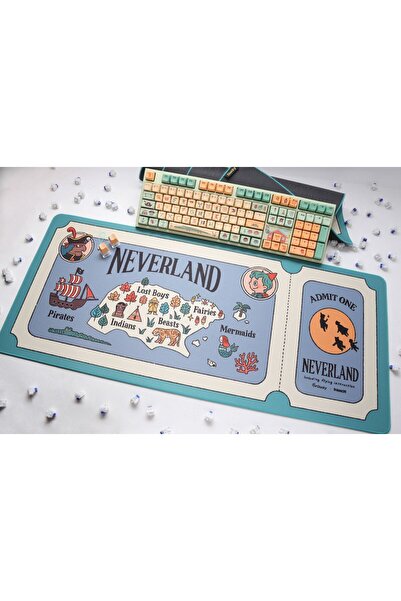 Ducky x لوحة مفاتيح الألعاب الميكانيكية Peter Pan Dimanche One 2 Pro كاملة الحجم 100% Neverland Edition