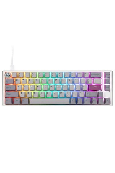 Ducky One 3 Mist Grey SF 65% Cherry Brown Key US Mechanical Gaming Keyboard