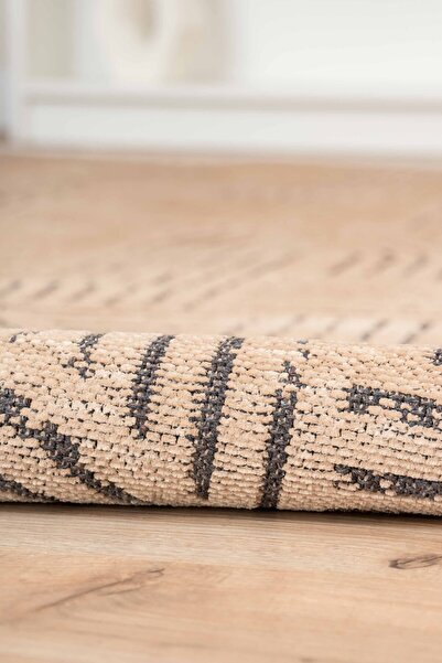 Lorente Home Μοκέτα Moreno Viscose Woven Αντιολισθητική Βάση Πλενόμενη Μπεζ Μοκέτα Σαλονιού 1355