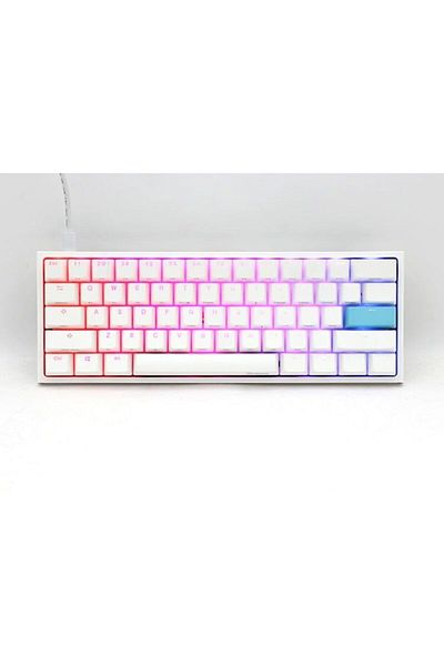 Ducky One 2 Pro Mini 60% White Classic Mechanical Gaming Keyboard