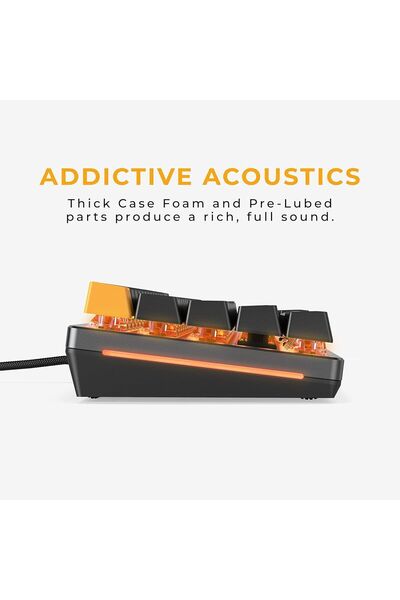 Glorious GMMK2 65% Pre-Built ANSI USA Keyboard - Black