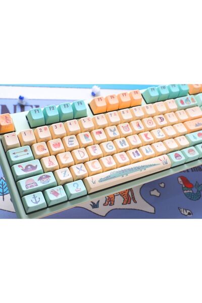 Ducky x لوحة مفاتيح الألعاب الميكانيكية Peter Pan Dimanche One 2 Pro كاملة الحجم 100% Neverland Edition