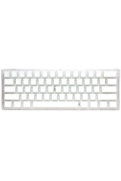 Ducky لوحة مفاتيح الألعاب الميكانيكية One 3 Aura SF 65% White - مفاتيح باللون البني الكرزي