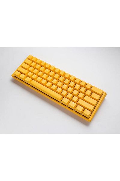Ducky لوحة مفاتيح الألعاب الميكانيكية One 3 Yellow Ducky Mini 60% Cherry Blue Key
