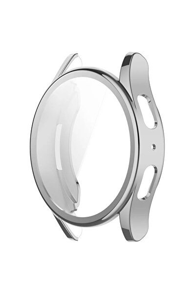 Tagomoon Samsung Galaxy Watch 7 44mm ile Uyumlu Kasa Ve Ekran Koruyucu 360 Tam Koruma Silikon Kılıf