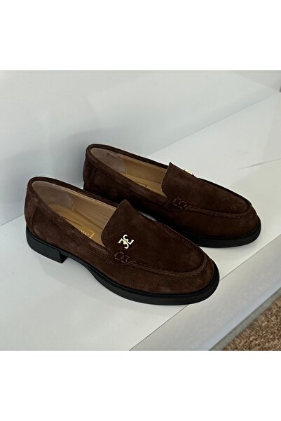 H&K GLOW Acı Kahve Hakiki Süet Deri Makosen