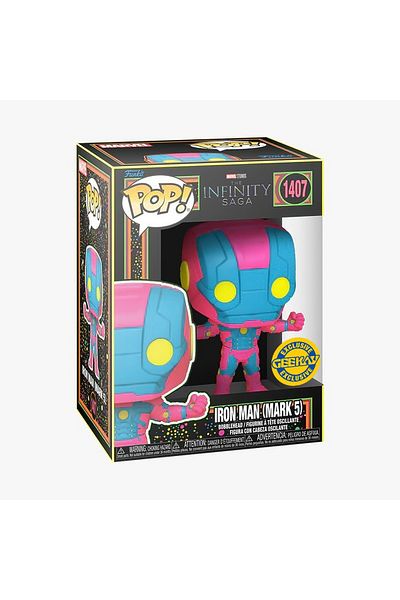 Funko Pop! Marvel: Iron Man Mark 5 Blacklight Vinyl Figures Geekay Exclusive
