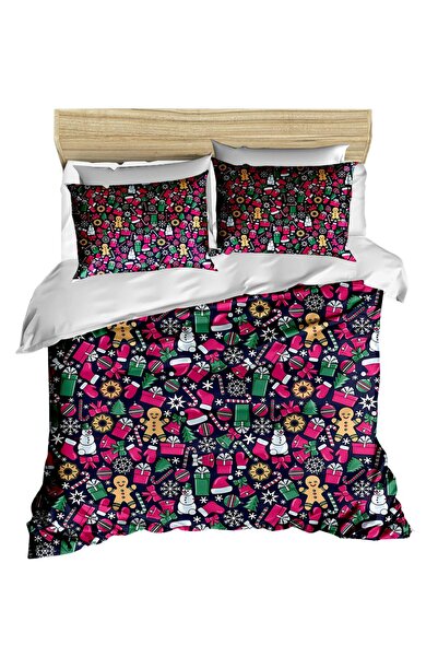 Fabeteks Christmas Decorations and Gifts Digital Duvet Cover Set