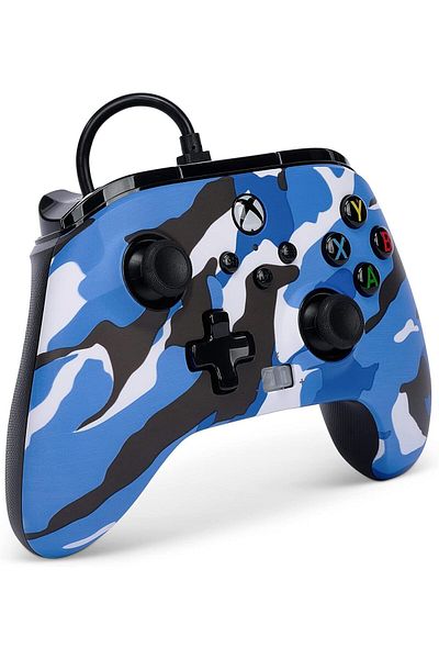 Powera Enhanced Wired Controller for Xbox Series X|S - Blue Camo