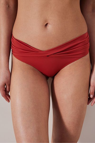 Penti Bikinihose mit Twist in Zimtfarbe