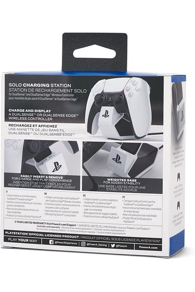 Powera Solo Charging Station for DualSense Wireless Controllers - White