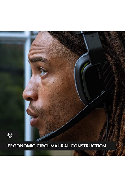 logitech ASTRO A10  Salvage Black  Gen 2 Wired Gaming Headset