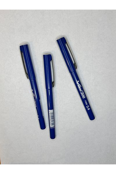 artline 200 Fineliner 0.4mm Felt Tip Pen (3 Pieces)