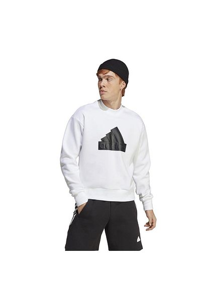 adidas M Fi Bos Crw Ανδρικά πουλόβερ casual IC3741 Λευκό