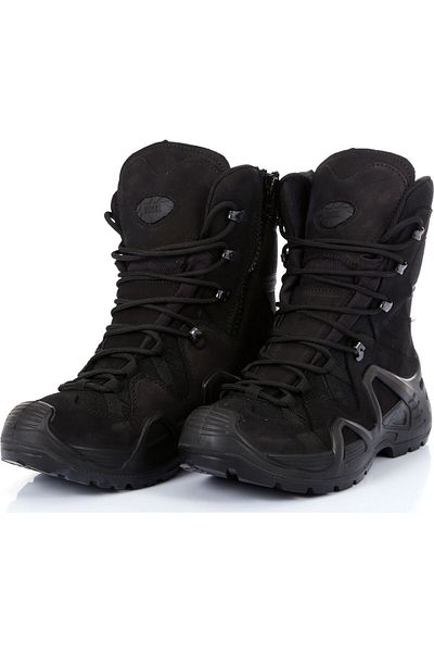 Vogel Cizme militare negre cu fermoar M1491