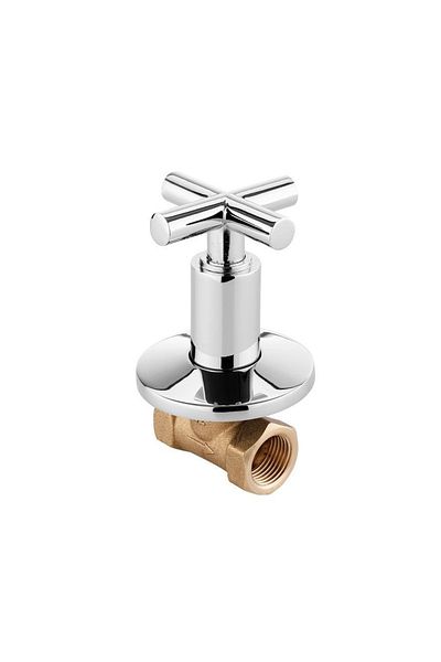 FKN Chrome Star Stop Valve