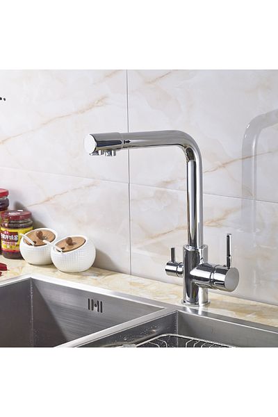 FKN Chrome Sink Faucet - Purified Design