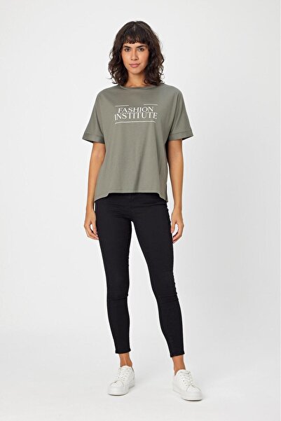 ALEXANDERGARDI Majica sa širokim izrezom i otisnutim šavovima (B24-00212)