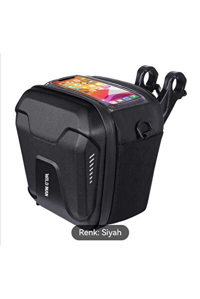 tur bike Su Geçirmez Bisiklet Direksiyon Çantası 6.7" Reflektif Dokunmatik Ekran