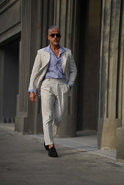 Fc Plus Düşük Mono Yaka Gri Takım Elbise