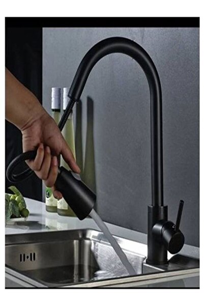 Filia Yapı Spiral Black Sink Mixer