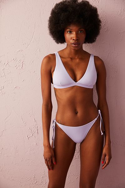 Penti Lilac Basic - Deep V-Neck Triangle Bikini Top