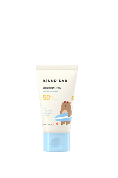 Round Lab Baby Mild Sunscreen SPF50+PA++++ Bariyer Koruyucu ve Nemlendirici 5 Çeşit Seramidli Güneş Kremi 60ml