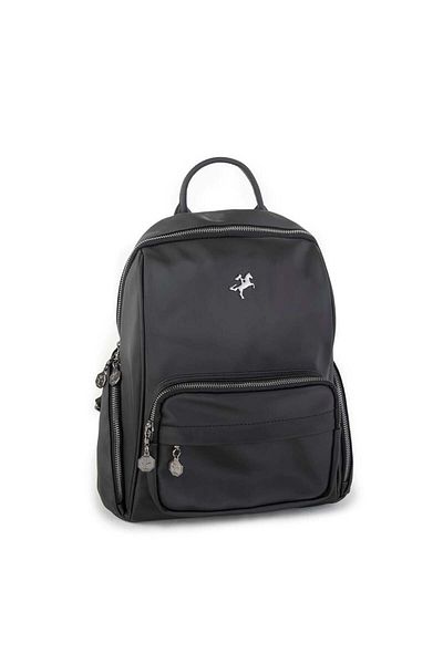 Nas Bag Black Satin Women's Backpack