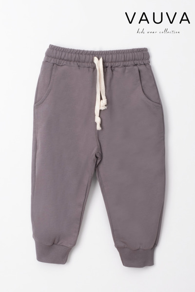 Vauva Kız Erkek Çocuk Pantolon Beli Lastikli Çepli Pantalon
