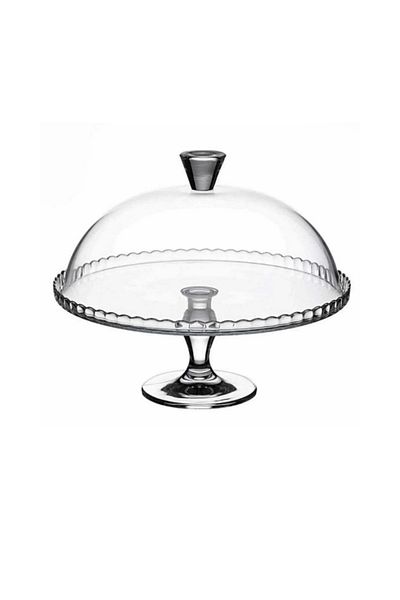 Paşabahçe 95200 Farfurie de patiserie cu picioare si capac 32,5 Cm