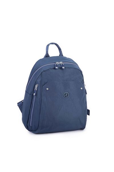 Nas Bag Rucsac pentru femei, cu mai multe compartimente, rezistent la apă, albastru bleumarin