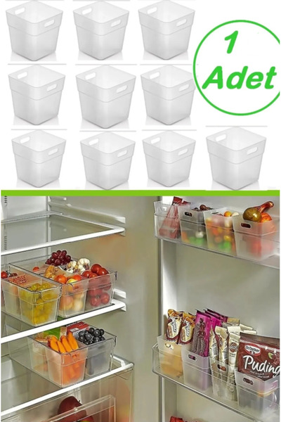 AYGÖREN HOME 1 Adet Buzdolabı Kapak Içi Düzenleyici Organizer | Buzdolabı Içi Düzenleyici Ve Banyo Organizeri