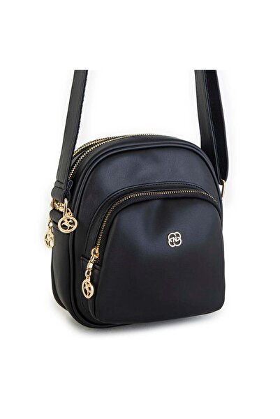 Nas Bag Γυναικεία τσάντα χιαστί Μαύρη Dona