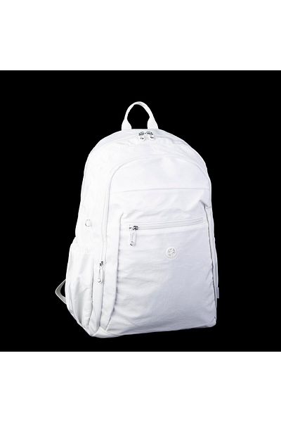 Nas Bag Λευκό Unisex μεγάλου μεγέθους αδιάβροχο ελαφρύ σακίδιο πλάτης - Πολλαπλών θέσεων
