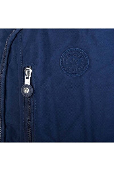 Nas Bag Unisex Harmful Chemical-Free Waterproof Backpack Navy Blue