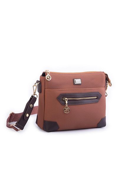 Nas Bag Geantă de damă Poștaș Maro Lacst (lățime 25 cm; înălțime 22 cm)