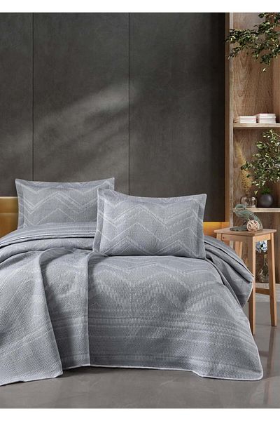 Altınbaşak Glimmer Marble Double Bedspread