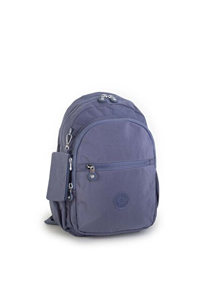 Nas Bag Жіночий рюкзак середнього розміру, димчастого кольору