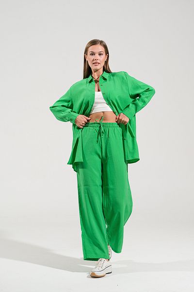 thepery Modal Fabric Pant Shirt Double Set