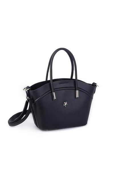 Nas Bag Mini geantă coș pentru femei Geantă de mână și crossbody Black Golf (20x18cm)