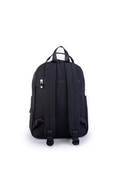 Nas Bag Unisex Black Backpack - Light and Waterproof, 30x40 Cm, Multi-compartment