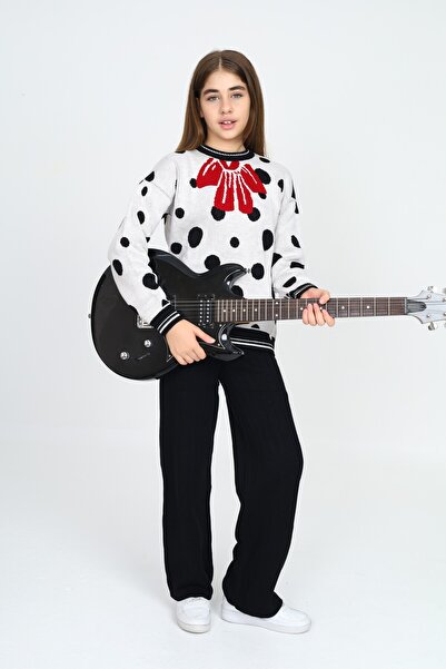 Exitob مجموعة تريكو علوية وسفلية بنمط منقط