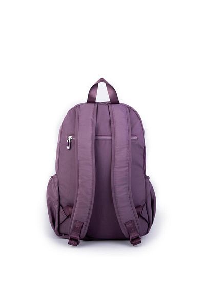 Nas Bag Unisex Large Size Light and Waterproof Multi-Compartment Backpack - Purple