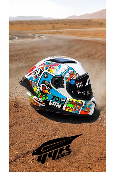 AXXIS Panther Sv Goose Game A0 Motosiklet Kaskı