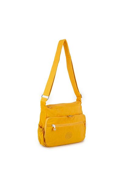 Nas Bag Γυναικεία τσάντα χιαστί κίτρινη