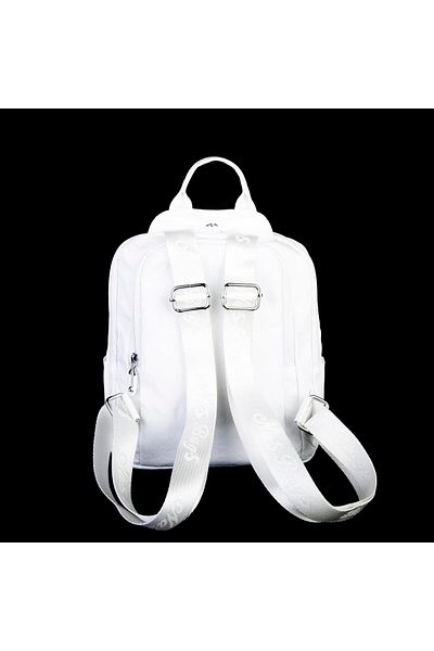 Nas Bag Λευκό γυναικείο σακίδιο πλάτης - Πολλαπλών τμημάτων, εξαιρετικά ελαφρύ και αδιάβροχο